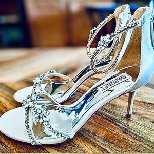 Badgley Mischka EUC Hobbs Wedding Shoes w/box